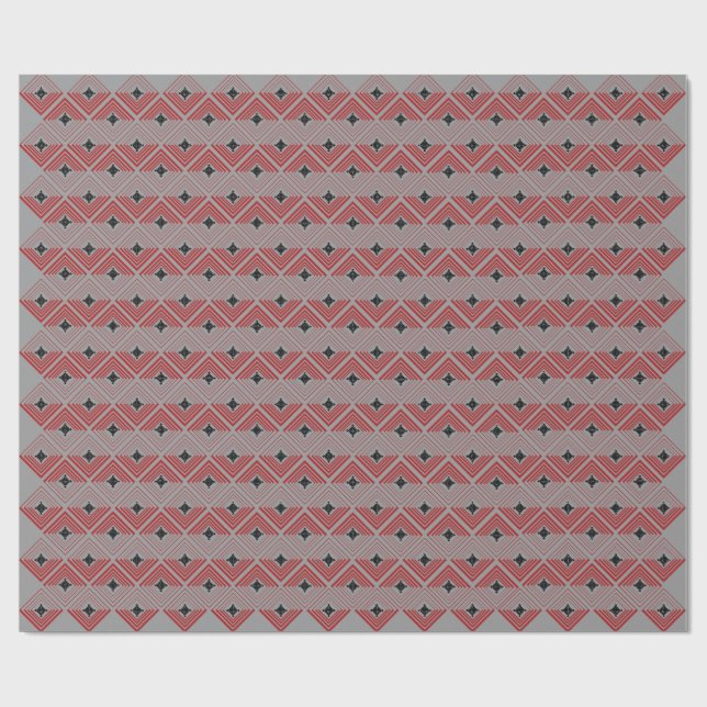 Papel De Presente Cross Pendant pattern (Aberto)