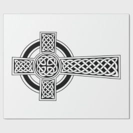Papel De Presente Cruz Celta