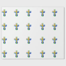 Papel De Presente Cruz Cristã