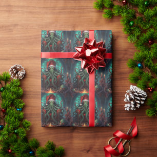 Papel De Presente Cthulhu Christmas Horror Lovecraft