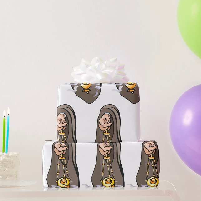 Papel De Presente Culto Religioso do Censer Incenso Católico (Criador carregado)