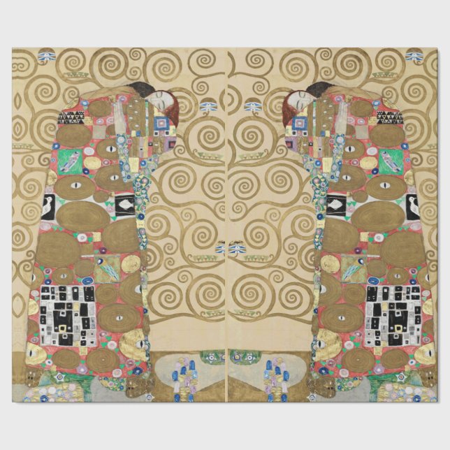 Papel De Presente Cumprimento, Gustav Klimt (Barra)