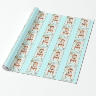 Papel De Presente Cupcake de chocolate com cadeira vitoriana