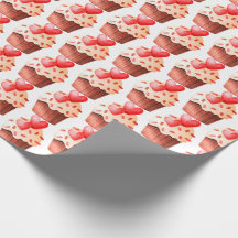 cupcake namorados com coração