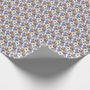Papel De Presente Cupcakes da aguarela