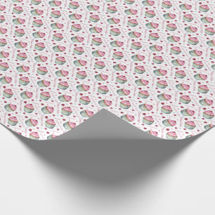Papel De Presente Cupcakes de aquarela