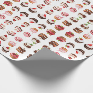 Papel De Presente Cupcakes e doces