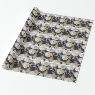 Papel De Presente Cupcakes Elegantes