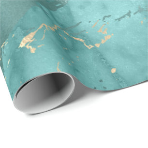 Papel De Presente Cursos metálicos de mármore de Tiffany Sone do