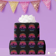 Custom Beach Sunset Palm Trees Birthday