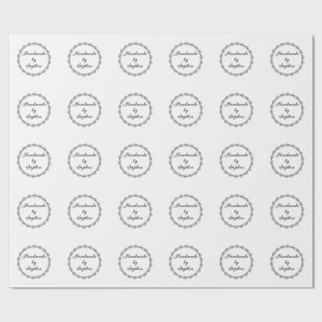 Papel De Presente customised name  (Aberto)