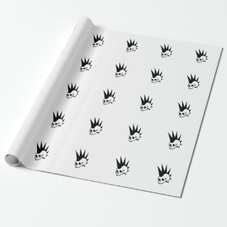 Papel De Presente Customizable Punk Jawless Skull