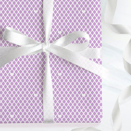 Papel De Presente Cute Amor Coração Rede Malha Roxo Bonito