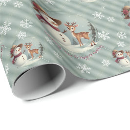 Papel De Presente Cute And Whimsy Holiday