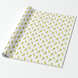 Papel De Presente Cute Banana Kawaii Birthday Kids Summer