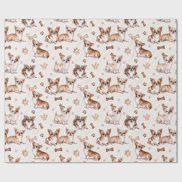 Papel De Presente Cute Chihuahua