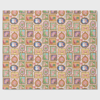 Papel De Presente Cute Christmas coquette axolotl wrapping paper 