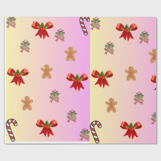 Papel De Presente Cute Christmas Wrapping Paper