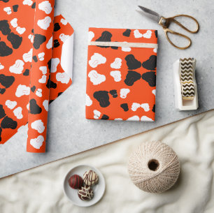 Papel De Presente Cute coelho preto Halloween