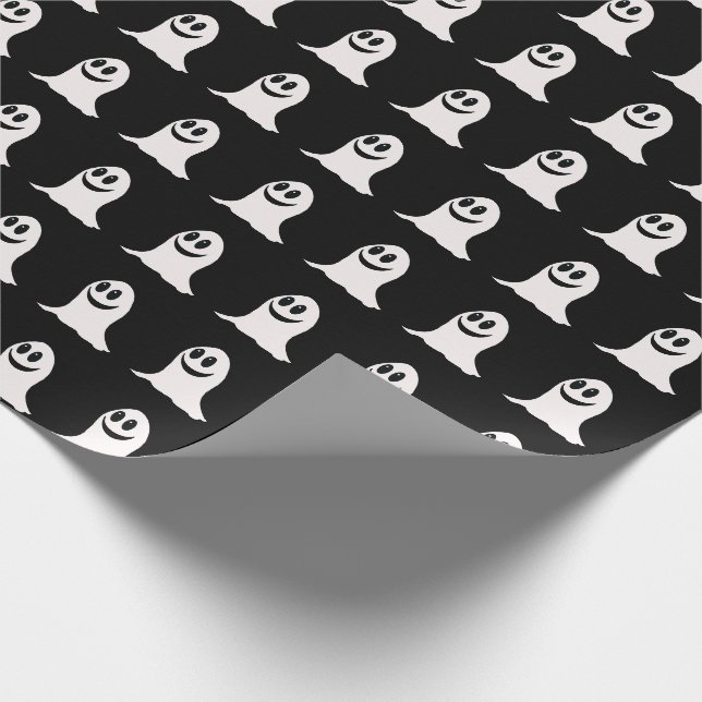 Papel De Presente Cute Ghost Halloween (Ponta)