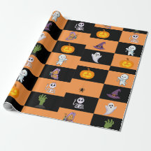 Cute Halloween, Abóbora Assustadora, Fantasma, Esq