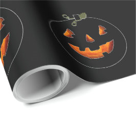 Papel De Presente Cute Halloween Jack-o'-lantern