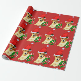 Papel De Presente Cute Jack Russell Terrier Natal