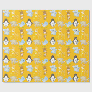 Papel De Presente Cute Jungle Animal Wrapping Paper – Animals