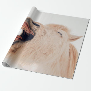 PAPEL DE PRESENTE CUTE LLAMA ALPACA LAUGHING