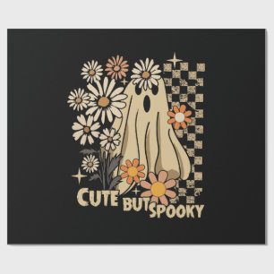 Papel De Presente Cute mas assustadoramente engraçado floral Hallowe