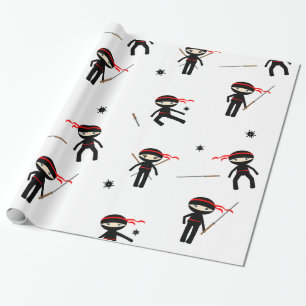 Papel De Presente Cute Ninjas