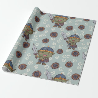 Papel De Presente Cute Orc Boy Wrapping Paper