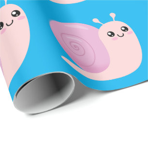 Papel De Presente Cute Snail