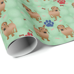 Papel De Presente Dachshund
