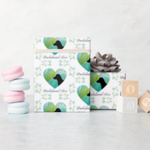 Papel De Presente Dachshund Love