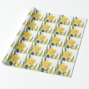 Papel De Presente Daffodils Amarelos