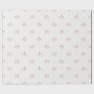 Papel De Presente Daisies Rosa