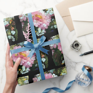 Papel De Presente Daisy em rosa