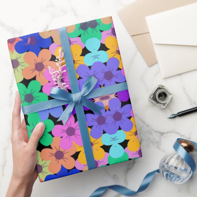 Papel De Presente Daisy Magnanimous (Presentear)