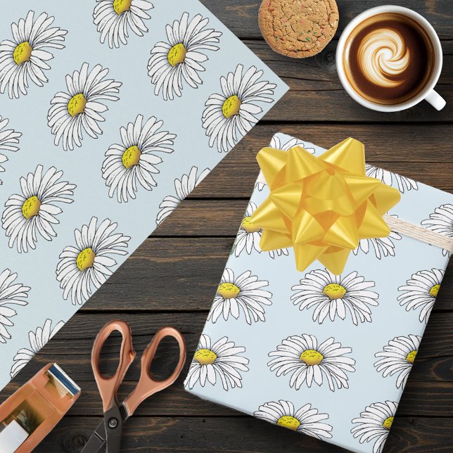 Papel De Presente Daisy Wedding (Criador carregado)