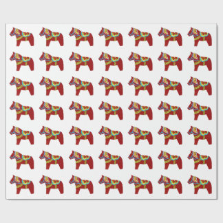 Papel De Presente Dala Horse Wraping Paper