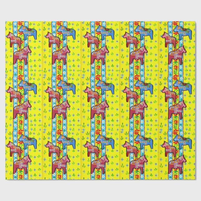 Papel De Presente Dala Horses (Aberto)