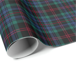 Papel De Presente Daly Clan Tartan - Padrão de Xadrez irlandês