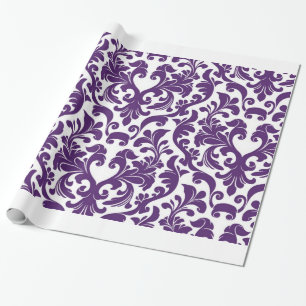Papel De Presente Damasco