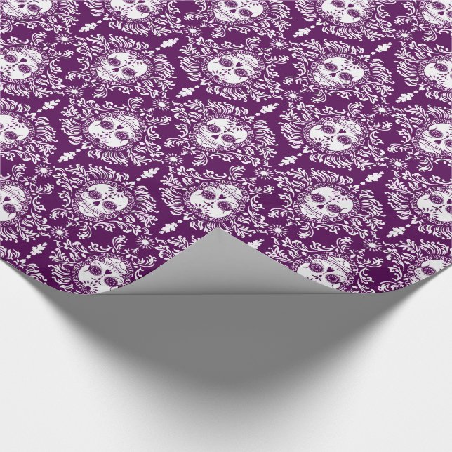 Papel De Presente Damasco inoperante - papel de envolvimento chique (Ponta)