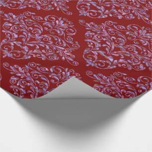 Papel De Presente Damasco real elegante de Scarletphylo