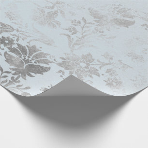 Papel De Presente Damasco sujo da casa de campo floral dos rosas das