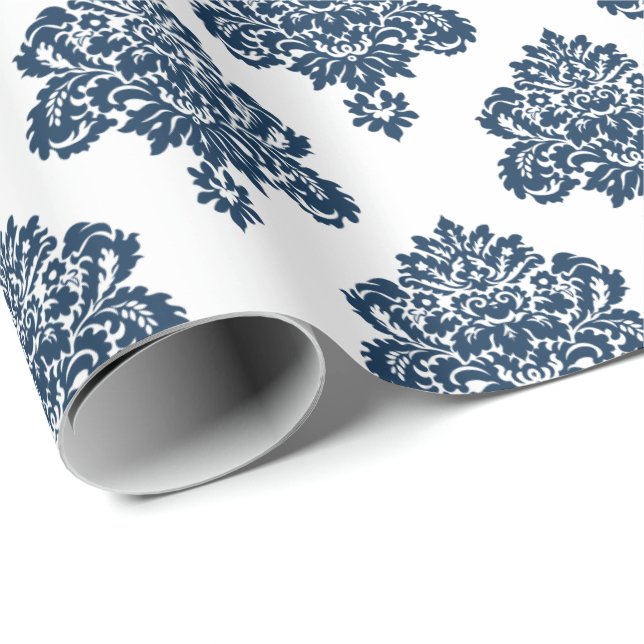 Papel De Presente Damask Elegant Pattern (Ponta do rolo)