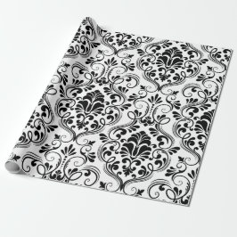 Papel De Presente Damask sem costura