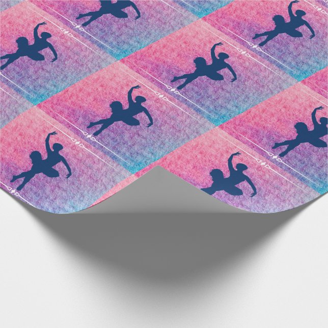 Papel De Presente Dança Pastel  (Ponta)